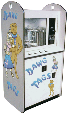 Dawg Tags from Trade Shows wherre you can see the Penny Press from VAI, the Original Manufacturers of the Penny Press