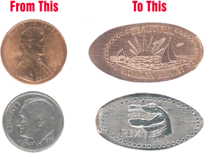 pressed penny samples
